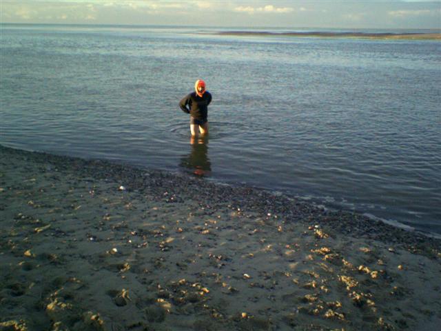 Jérôme en baie de somme fin décembre 2005